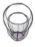 Rustikale hohe Drahtkörbe - 2er Set - für Dekorationen, Blumen oder als Hanging-Basket