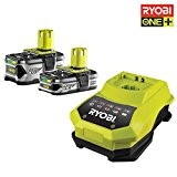 Ryobi Akku RBC18LL415 und Ladegerät, 18 V, 1 Stück, schwarz / grün, 5133002600