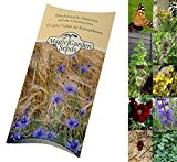 Saatgut Set: 'Schmetterlingsgarten', 5 nektarreiche Blühpflanzen, die gerne von Schmetterlingen besucht werden für den naturnahen Garten als Samen in schöner ...