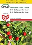 SAFLAX - Anzucht Set - Chili - Chillipepper Red Finger - 25 Samen - Capsicum frutescens