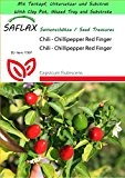 SAFLAX - Garden to Go - Chili - Chillipepper Red Finger - 25 Samen - Capsicum frutescens