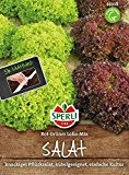 Salatsamen - Salat Rot-Grüner Lollo-Mix Saatband von Sperli-Samen