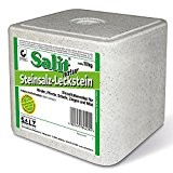 Salzleckstein Leckstein Mineralleckstein Steinsalz Salz 10kg Einzelfuttermittel Nutztiere