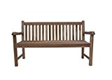 SAM® Garten-Bank Caracas, Breite 150 cm, Sitzbank aus Teak-Holz, 3-Sitzer Garten-Möbel, Holzbank für Balkon, Terrasse oder Garten