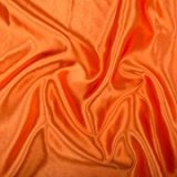 Satin Stoff - 147 cm breit - Orange - Meterware