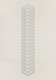 Säule Steinkorb-Gabione eckig, Maschenweite 5 x 10 cm, Höhe 160 cm, Spiralverschluss, galvanisch verzinkt (32 x 32 cm)