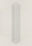 Säule Steinkorb-Gabione eckig, Maschenweite 5 x 10 cm, Höhe 200 cm, Spiralverschluss, galvanisch verzinkt (37 x 37 cm)