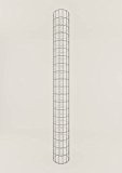 Säule Steinkorb-Gabione rund, Maschenweite 5 x 10 cm, Höhe 200 cm, Spiralverschluss, galvanisch verzinkt (22 cm Durchmesser)