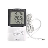 SAVFY Thermo-Hygrometer Thermometer für Messung der Temperatur und Feuchtigkeit