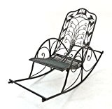 Schaukelstuhl Relax 18614 Liegestuhl aus Metall Sessel Schwingsessel Relaxstuhl