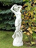 Schöne, erotische Frauenfigur Statue aus Steinguss frostfest