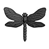 Schöne Libelle aus Gusseisen Schwarz Garten- oder Wanddeco