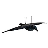 Schwarzer Rabe fliegend - Taubenschreck - Kunststoff