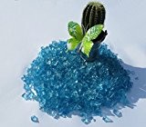 Seedeco® Glassteine Glaskies 10kg "Made in Germany" Blau Ice