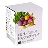 Set mit Salatsamen "Psychedelic", bunt, von Plant Theatre, 5 beeindruckende Salate zum selbst anbauen, Geschenkidee