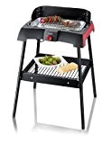 Severin PG 2787 Barbecue-Elektrogrill, Standgrill, 2300 W, schwarz / rot