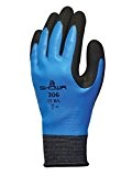 Showa Handschuhe sho306-l Nr. 306 Handschuh, Größe: L, Blau/Schwarz (1 Paar)