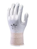 Showa Handschuhe sho370-m Nr. 370 Palm Fit Handschuhe, Größe: M, weiß/grau (2 Stück)