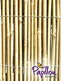 Sichtschutz aus Bambus 1m x 4m