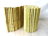 Sichtschutz - Bambusmatte Weiß heller Bambus Bambusrohr 100 x 180cm