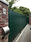 Sichtschutz SIGMA für Doppelstabmatten 26 lfdm in moosgrün, "Made in Germany"