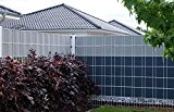 Sichtschutzstreifen Zaunfolie Zaunblende in Stein grau für Gitterzaun Gittermattenzäune Sichtschutz Windschutz Zaun Garten
