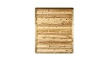 Sichtschutzzaun Holz massiver Holzzaun Maß 150 x 180 cm (Breite x Höhe) aus Kiefer / Fichte Holz, druckimprägniert "Bremen"