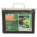 Siena Garden 304335 Anti-Unkrautvlies, 1,5 x 5 m, 50 g, schwarz