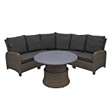 Siena Garden Lounge Set, Pescara, bronze/braun, 123x106x96 cm, 275907