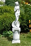 Skulptur Venus von Botticelli auf ionischer Säule H 91 cm Statuen aus Beton