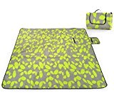 Skysper 200x200 cm Outdoor Beach Picnic Blanket Wasserdichte Licht Compact Picknickdecke Faltbare Decke