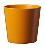 Soendgen Keramik Blumenübertopf, Dallas Esprit, mango-orange, 19 x 19 x 18 cm, 0078/0019/1862