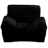 Sofabezug - SODIAL(R) Home Furniture Sofa Stuhl Stretch Cover Protector 90-140cm schwarz