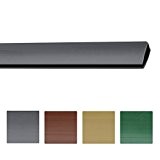 Sol Royal® PVC-Abdeckleiste Abdeckprofil für Sichtschutz-Matte 100 cm - passend für 6mm Stärke PVC-Matten Anthrazit