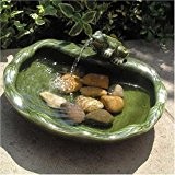 Solarbrunnen Keramik Frosch