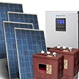 Solarhaus Kit Pro 5Kw 48V OFF GRID SOLAR SYSTEM STAND allein Photovoltaik-Anlage