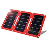 Solarladegerät 21W 5V Dual-USB Port faltbarer mit SunPower Solar Panel für iPhone, iPad, Samsung und Andere Digitale Geräte