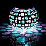 [Solarleuchten] Safebao® Mosaik LED Nachtlicht Magic Sonnenschein Kristall Glaskugel Farbe Wechselndene Schöne Lampen, Bunte Tischlampe für Schlafzimmer Party Außen / ...