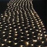 SOLMORE 4.2m x 1.6m 300 LED 220V Net Schnur Lichterkette Licht String Kupferdraht für Innen Aussen Garten Weihnachten Hochzeit Party