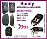 Somfy KEYGO 4 RTS kompatibel handsender, ersatz sender, 433.42Mhz rolling code. Top Qualität ersatzgerät!!!