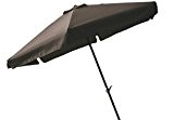 Sonnenschirm mit Kurbel und Krempe Ø 3 Meter BRAUN