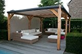 Sonnenschutz, Pergola tuch, Schiebedach, LuxxOut Solem 320 x 400 cm Standardmaß