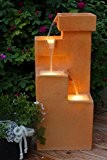 Springbrunnen Arcosa SB-206 Gartenbrunnen mit LED Beleuchtung Wasserspiel Wasserfall