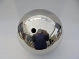 Sprudel-Edelstahlkugel 20cm Durchmesser, glänzend