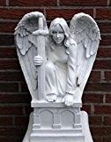 SSITG Engel mit Schwert Erzengel Michael Gartenfigur Figur 49cm