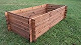 stabiler Holzkomposter Komposter Kompostbehälter Hochbeet 170 x 85 x 52 cm 19 mm