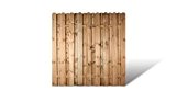 Stabiles Holz Gartenzaun Sichtschutzelement im Maß 180 x 180 cm (Breite x Höhe) aus Kiefer/Fichte Holz, druckimprägniert "Bochum"