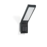 Steinel Sensor LED-Strahler XLED slim anthrazit - Außenleuchte mit 10,5 Watt und 660 Lumen, Wandleuchte mit 160° Bewegungsmelder max. 8 ...