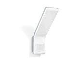 Steinel Sensor LED-Strahler XLED slim weiß - Außenleuchte mit 10,5 Watt und 660 Lumen, Wandleuchte mit 160° Bewegungsmelder max. 8 ...
