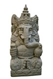 Steinfigur Ganesha 95 cm hoch, Hindugottheit aus Steinguss